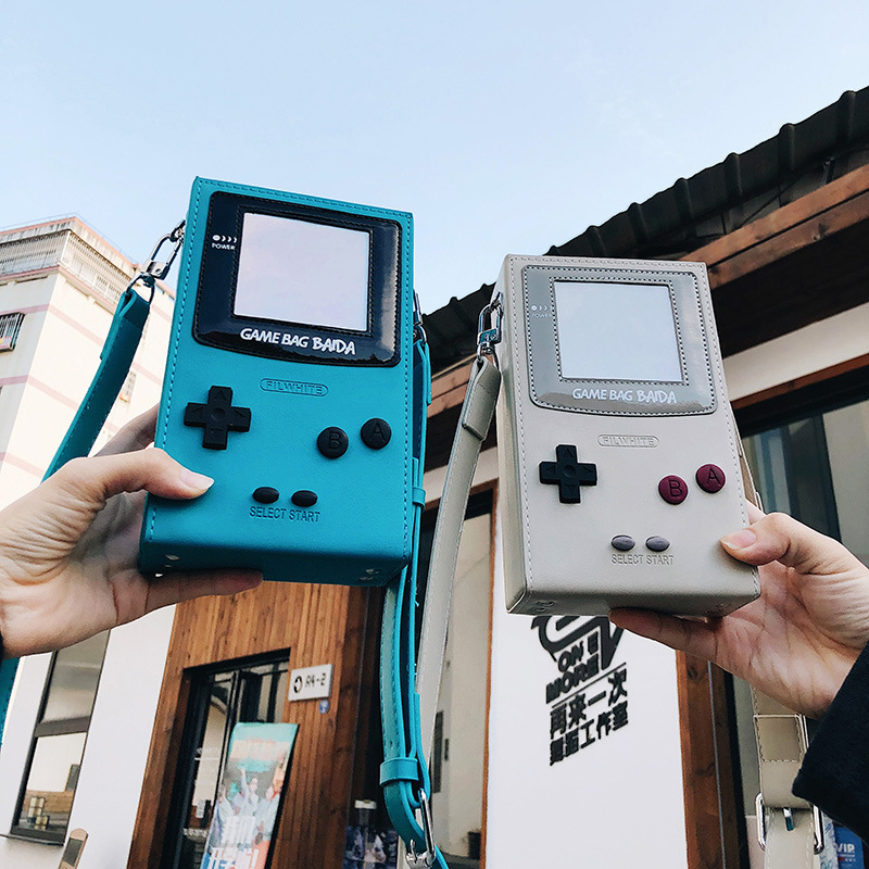 Retro Gaming Fun - Unieke creatieve gameconsole-vormige crossbody mini tas,