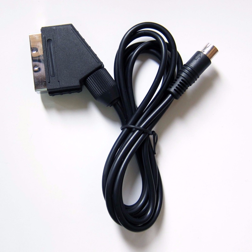 Retro Gaming Cables - Echte Rgb Scart Kabel Tv Lead