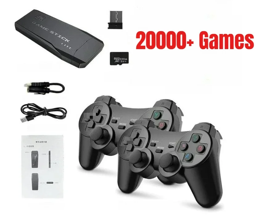 Retro Gaming Stick - M8 Videogame Consoles 4K HD Output