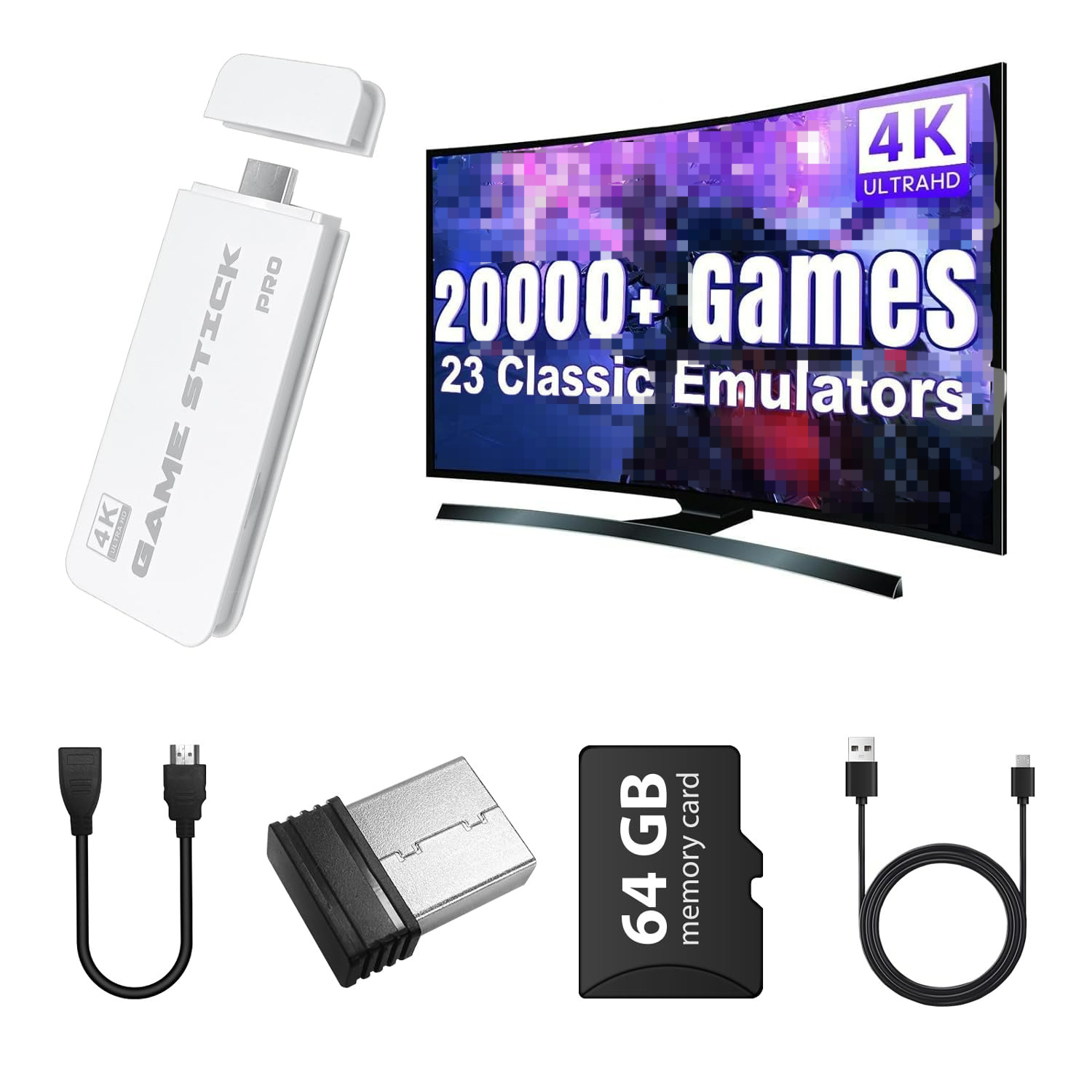 Retro Gaming Stick - Nieuwe M15 4K TV Game Console