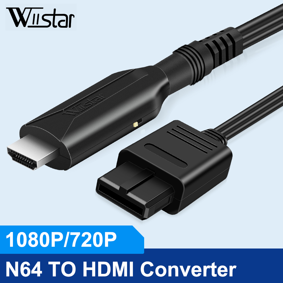 Retro Gaming Cables - N64 Naar Hdmi-Compatibele Kabel Converter Adapter,