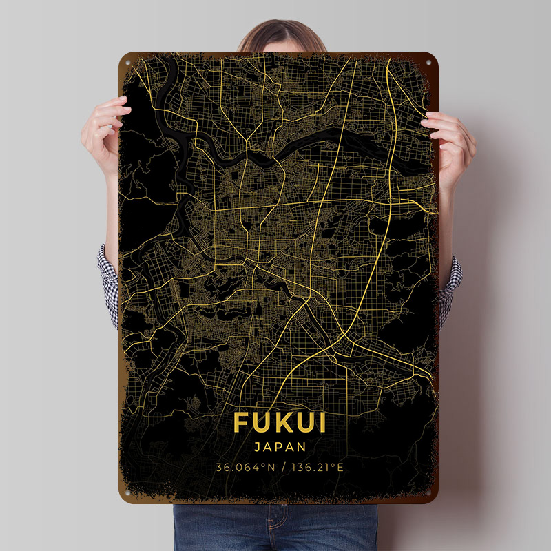 Retro Gaming Japan - Fukui Japan Blik Posters Aanpasbare Wall