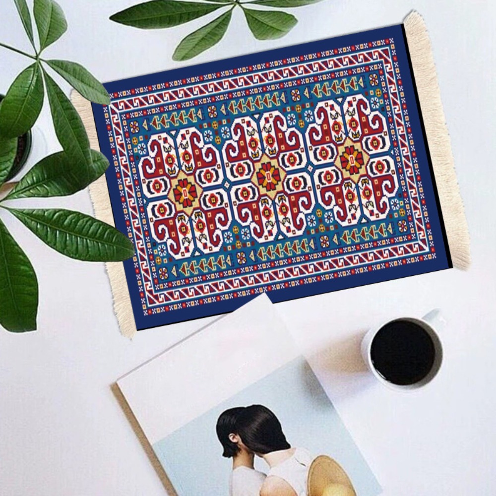 Retro Gaming Universe - Hoge kwaliteit antislip muismat met kwastjes,