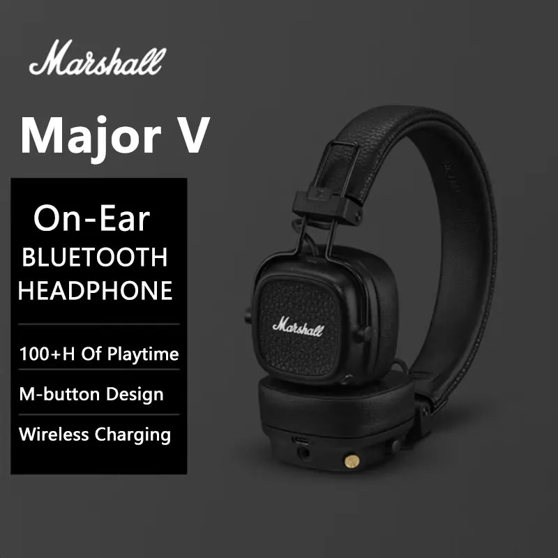 Retro Gaming Cables - Marshall Major V Draadloze Bluetooth Hoofdtelefoon