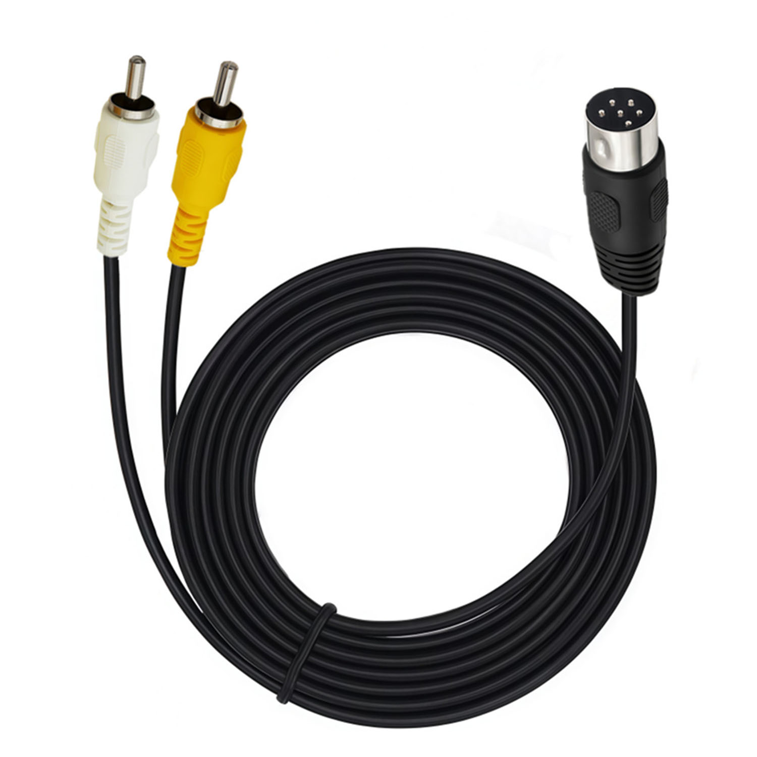 Retro Gaming Cables - Composiet AV-signaalkabel DIN 6-pins mannelijk naar