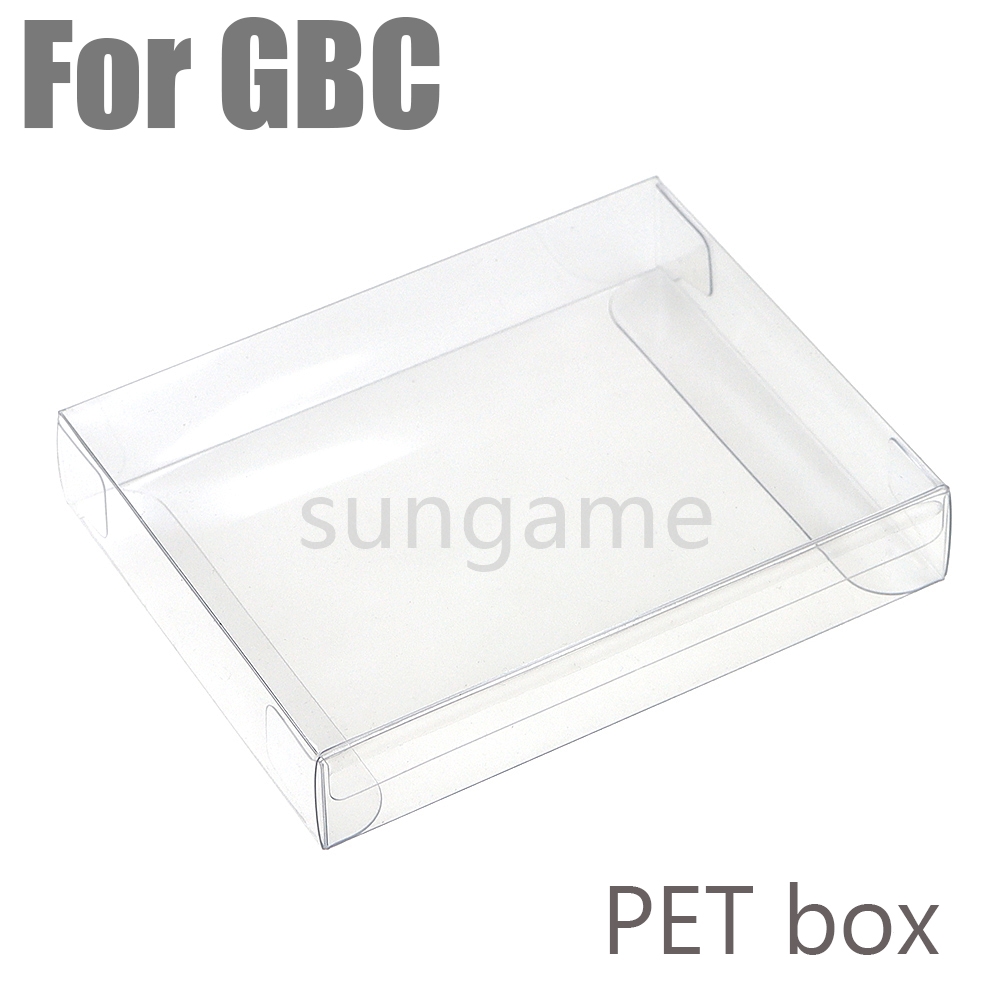 Game Carrying Case - 3 stuks PET-displaydoos voor GBC Plastic