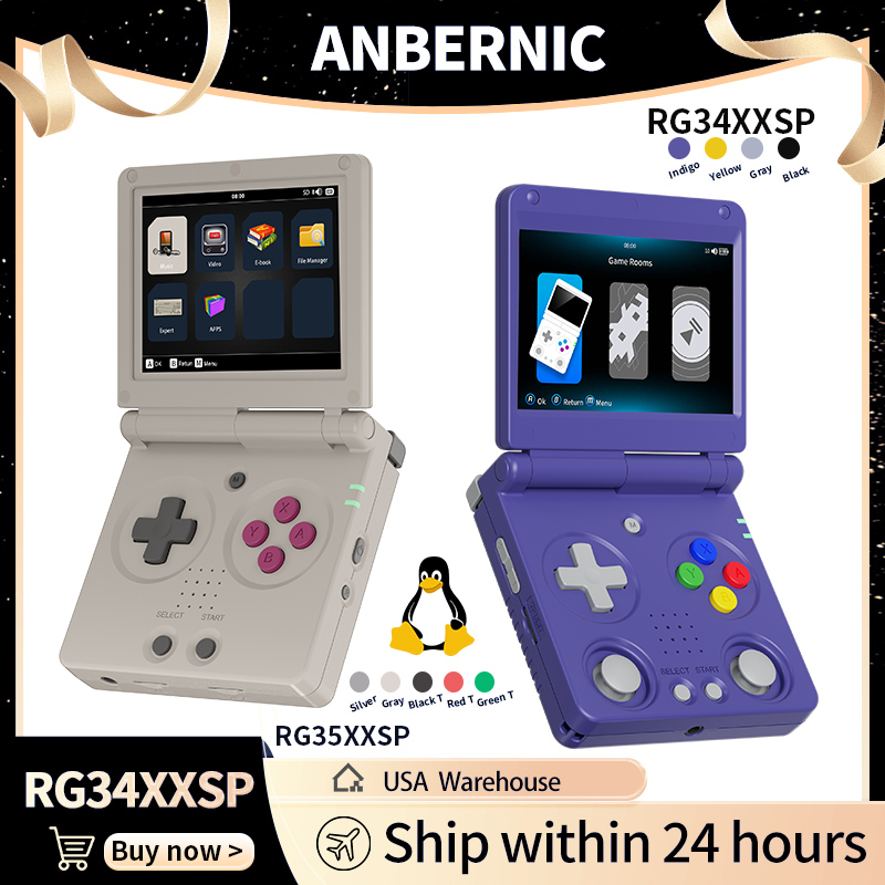 Anbernic RG34XXSP RG35XXSP Fli - Retro Gaming Portable recensie en prijs