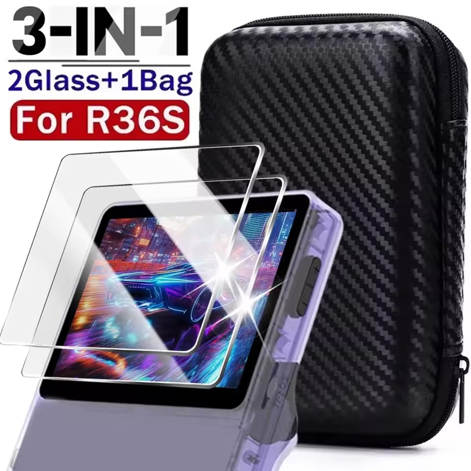 3-in-1 draagtas met gehard gla - Game Carrying Case recensie en prijs