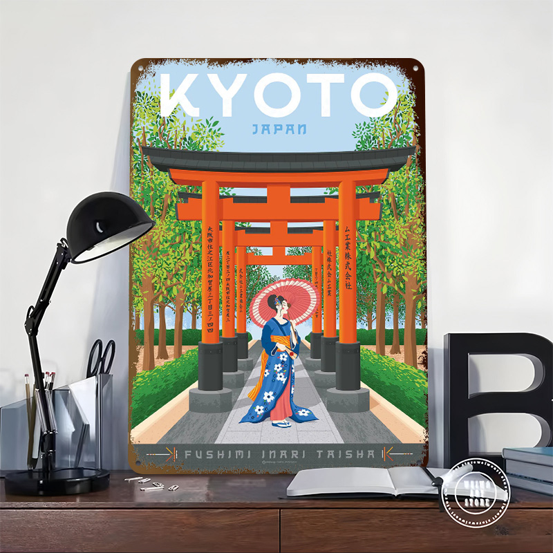 Kyoto Japan Reisposter Aangepa - Retro Gaming Japan recensie en prijs