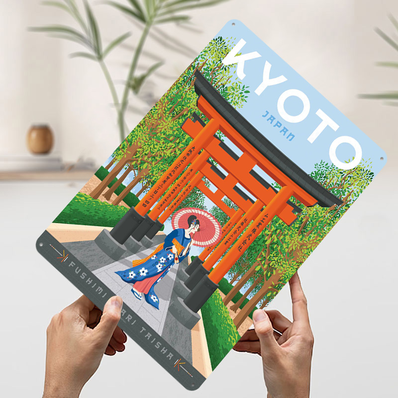 Kyoto Japan Reisposter Aangepa - Retro Gaming Japan recensie en prijs