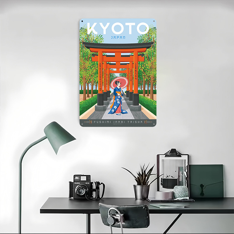Kyoto Japan Reisposter Aangepa - Retro Gaming Japan recensie en prijs
