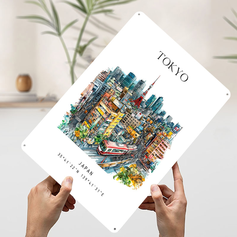 Tokyo Japan Reizen Gedrukt Pos - Retro Gaming Japan recensie en prijs