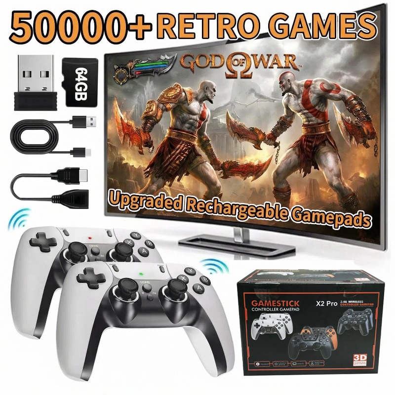 De X2 Pro videogameconsole bev - Retro Gaming X2 recensie en prijs