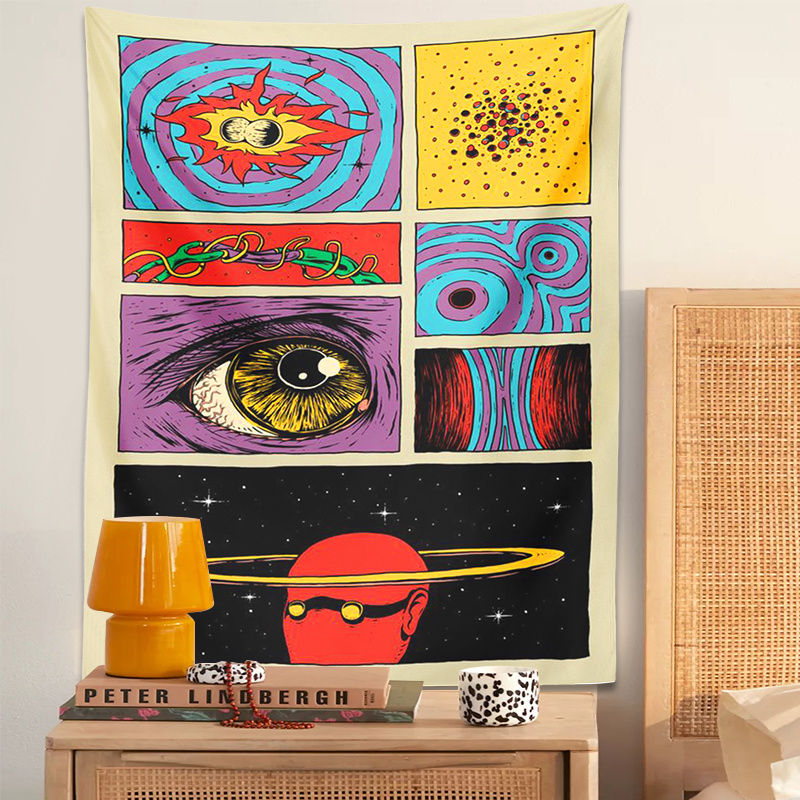 VIKAMA Psychedelische Collage  - Retro Gaming Universe recensie en prijs