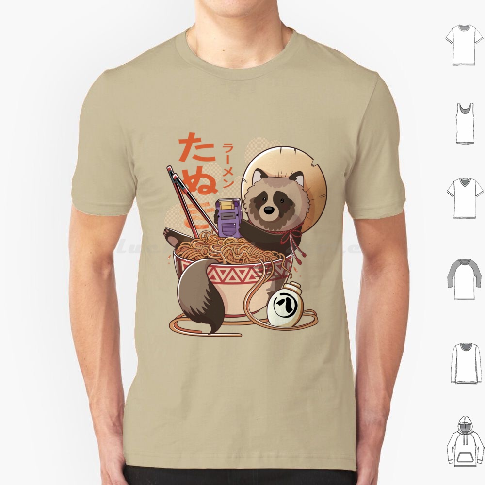 Tanuki Ramen T Shirt Big Size  - Retro Gaming Japan recensie en prijs