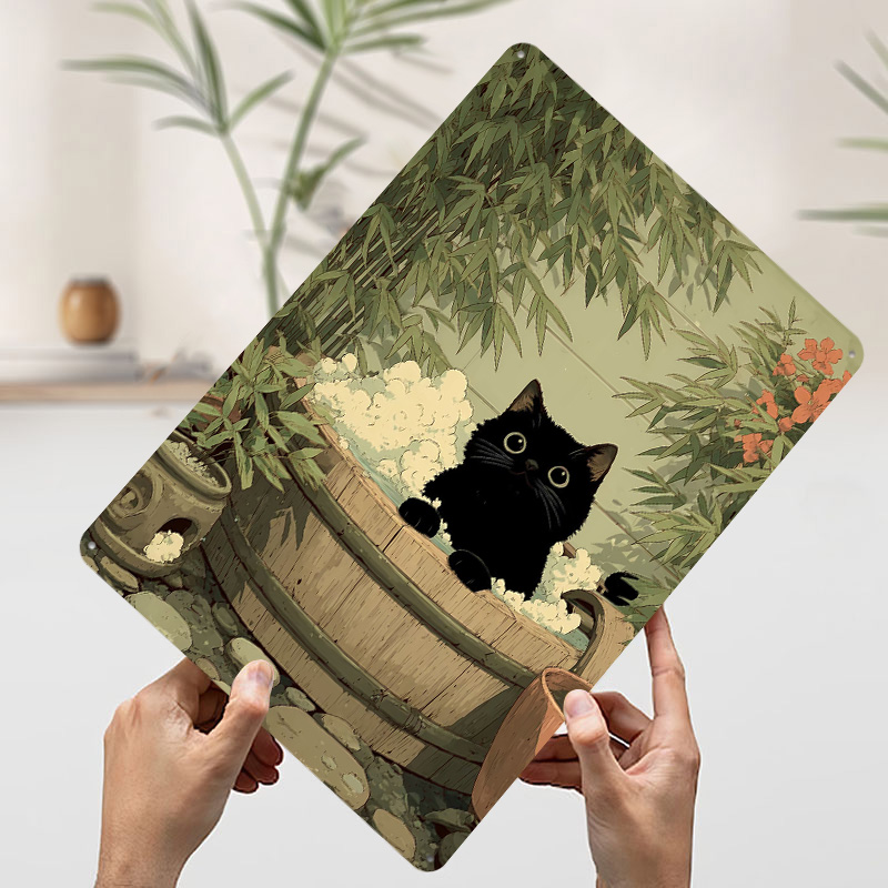Zwarte kat in Japan bedrukte p - Retro Gaming Japan recensie en prijs