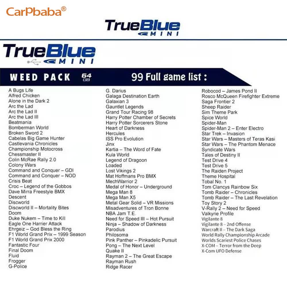 W3 Voor True Blue Mini CRACK P - Retro Gaming Stick recensie en prijs