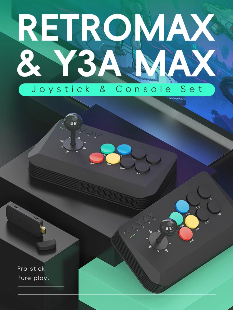Draadloze Y3A Max Arcade Stick - Retro Gaming Stick recensie en prijs