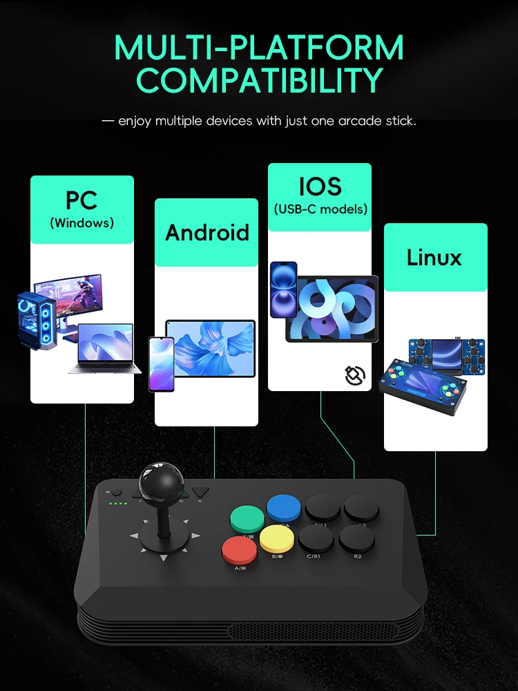 Draadloze Y3A Max Arcade Stick - Retro Gaming Stick recensie en prijs