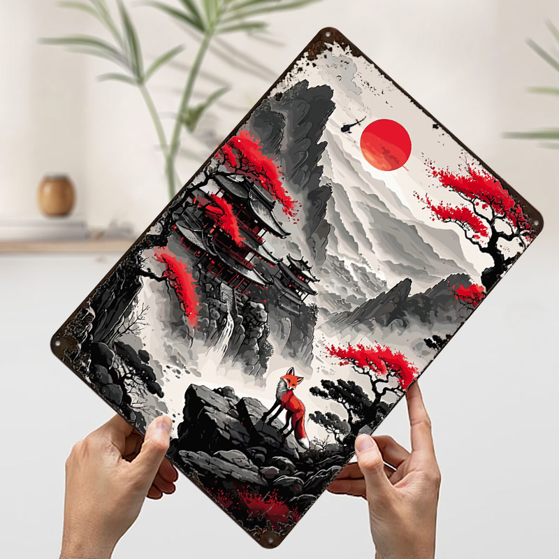 Red Moon Japan Poster Aangepas - Retro Gaming Japan recensie en prijs