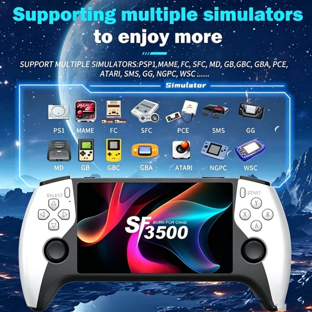 SF3500 5 inch Handheld Game Co - Retro Gaming Fun recensie en prijs