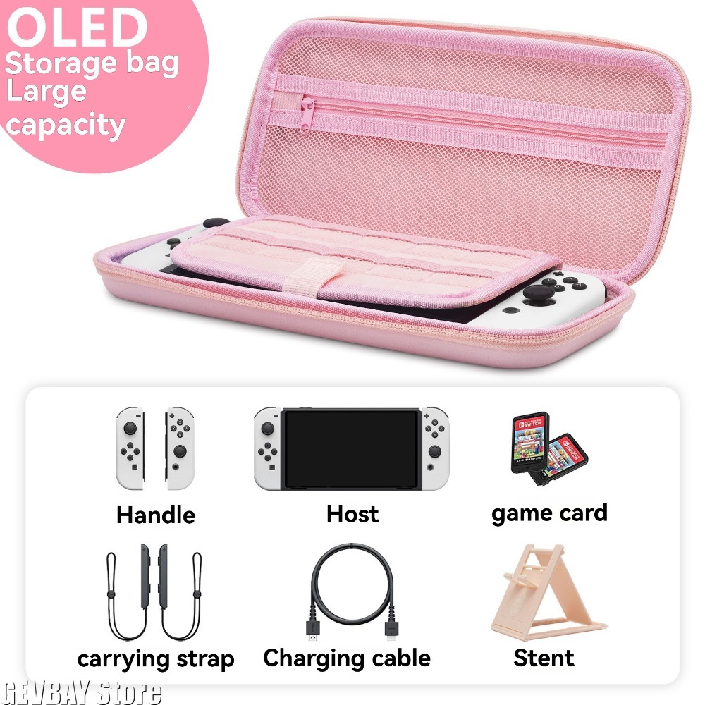 PU Sakura Pink Shell draagbare - Game Carrying Case recensie en prijs